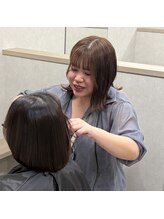 jr.stylist 福永ちひろはこんな人♪【クセ毛や、広がりやすい髪質のお客様多数来店】