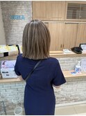 30代白髪ぼかしカラー【相武台/ハイライト/髪質改善】