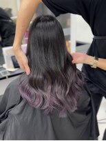 シエスタ バイ アンブルリュクス(siesta by amble luxe)&nbsp;グラデーション 透明感パープルカラー