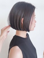 モリオフロムロンドン 原宿本店(morio from London) 【morio原宿】ワンレンボブ 大人ボブ グレージュ