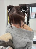 おだんごヘアセット【溝の口/ブリーチ/アレンジ】