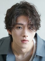 フィフスパーク(fifth PARK)&nbsp;アクティブショートフェザーパーマルーズショートセンターパート