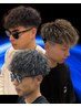 【デン限定】メンズカット+ツイスパ・スパイラル・波巻きパーマ［特殊系］