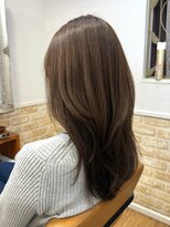 カミケン 黒岩店　kamiken・&nbsp;オリーブベージュ×レイヤースタイル【カミケン黒岩店/福島】