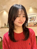 オアシスアヴェダ ザ・ペニンシュラ東京(OASIS AVEDA)&nbsp;セミロング・暗髪ロング・レイヤー・銀座日比谷有楽町20代30代