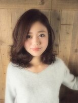 ヘアーミューズ リベロ(hair muse Livero) 【Livero】大人可愛い色っぽミディーウェーブ
