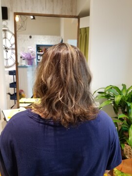 ヘアーメイク コラソン(hair make corazon) 似合わせカットメルティカラー着物フェミニンロング