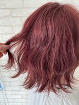 ココテラス(coco terrace) スウィートチェリーピンク♪ブリーチカラー/韓国/前髪