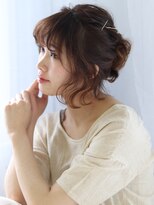 ヘアリゾート ブーケ(hair+resort bouquet) 【bouquet】ボブでもできる！簡単お団子アレンジ☆