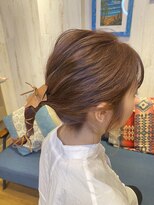 ルチア(Lucia)&nbsp;イルミナカラー+アレンジスタイル/ミルクチョコ/30代40代50代