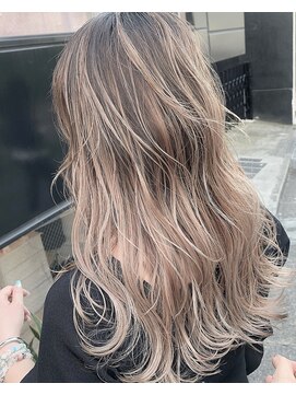 アクト 三鷹店(ACT) ロングバレイヤージュ×ミルウティベージュ