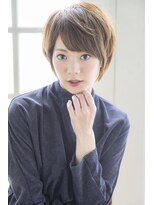 ミエル ヘア 新宿(miel hair) 【miel hair 新宿】ショートボブ/ボブレイヤー/マロンベージュ/