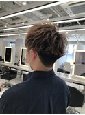 ツーブロ刈り上げマッシュ