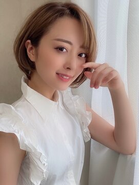 フレーム へアアンドトリートメント 天王寺北口店(FRAME) 【FRAME  天王寺北口】簡単スタイリング☆ショートボブ