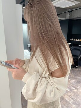 リンドトウキョウ ウメダ(LINDO TOKYO) my63_ミルクティーベージュ/ハイトーン/ダブルカラー