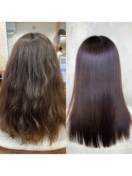 アンフィドットドゥルドゥ(AnFye.dueldo) パーマの失敗をジュエリーシステム×LULUTr×縮毛矯正で艶髪♪