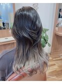豊橋ビーシャイン★肌に優しい裾カラー シアーグレージュ