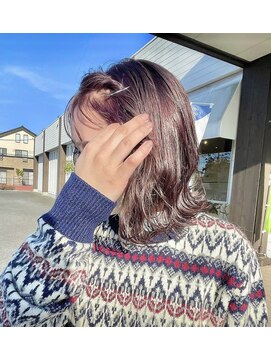 アニー ひたちなか店(ANNIE) ブリーチなしでもできるピンクパープル