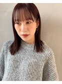 【 YOKE 】20代30代ワイドバングぱつっとボブロブおくれ毛