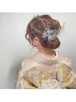 タイドヘアー(tide hair)&nbsp;成人式アレンジ