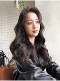 aRietta麻布＊韓国風ロングレイヤー×透明感ベージュブラウン