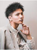 波巻きマッシュパーマ束間ハイライト/ツイストスパイラルパーマ
