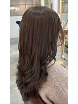 サロン(SALON) ロングレイヤー＋赤み消しカラー