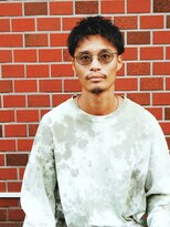 ルーム 辻堂(Rm)&nbsp;大人黒髪短髪 メンズショートパーマ 辻堂 メンズヘア サーフヘア