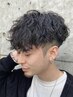 メンズカット+スペインカール￥11000[ツーブロック/メンズマッシュ/茂原駅]
