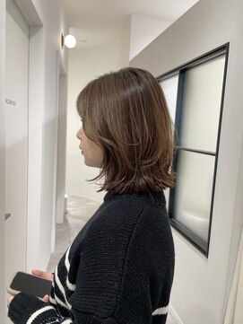 マッシュ 天王寺あべの(MASHU) ベージュカラー×ボブレイヤー