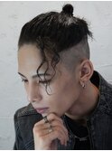 【スキンフェード、大人の色気ツイストスパイラryパーマ】