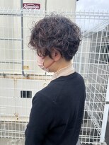 スロウ(slow)&nbsp;刈り上げショート×ケアパーマ