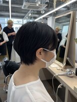 サロンドジョー(salon de joe) 【井上】ショートボブマッシュ顔まわりに合わせカット横浜