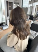 ブリーチなしオリーブベージュ