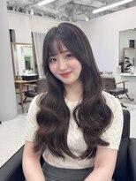 ハピネス 梅田茶屋町店(HAPPINESS)&nbsp;韓国ヘア/レイヤー/顔周りカット/ブリーチなし/グレージュ