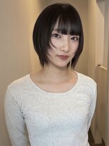 デコ(DECO)&nbsp;縮毛矯正でも柔らかく動かすハッシュボブ