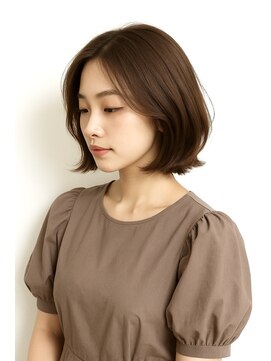 ☆お客様スタイル☆【艶カラーショート／二俣川／二俣川駅】