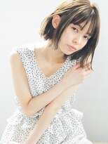 ディッセンバー 渋谷(December)&nbsp;『December』透明感たっぷり☆柔らかベージュのミニボブ