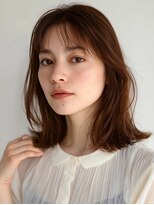 アンドレイ 表参道(andrey)&nbsp;着物ヘア/ダークアッシュ/ミディアムレイヤーカット/表参道