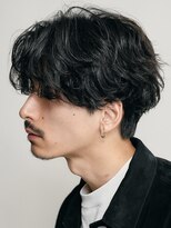 バイフィフス 原宿/表参道(by fifth)&nbsp;メンズシースルーマッシュニュアンスパーマシャドウパーマテテ風