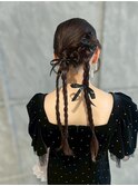 お呼ばれヘアセット