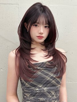 シーク 天神(SEEK) 松尾菫菜/レイヤーカット/ハッシュカット/韓国ヘア