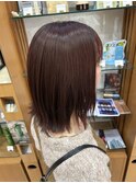 切りっぱなしボブ