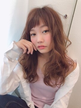 ミューズ 原店(MU-SE) ショートバングゆるふわラッフィロング