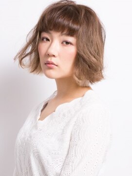 グランシュ 青葉台店(GranCieux) デザインカラー×切りっぱなしボブ★QUATRO90★