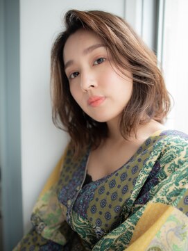 アンシェリ(Ancheri by flammeum) 前髪無し×ミディアムボブ【藤沢】