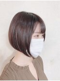 【ORO】マスクをすると更に小顔効果抜群の丸の内OLボブ さがら