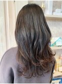 福山市美容室Caary 大人可愛い暗髪ロングレイヤー♪♪