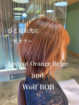 ジャパンジェム 押熊店(Japan gem) ハニーオレンジ x ウルフボブ