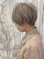 クレア 上大岡(CREA)&nbsp;□ショートカット/ケアブリーチ/ミルクティーベージュ
